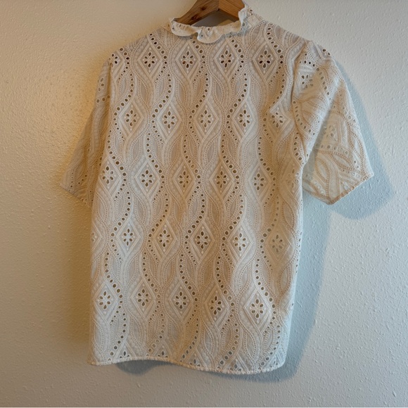 🇫🇷Sezane Dalhia Shirt Dahlia Blouse US 10 / FR 42 - Picture 6 of 6